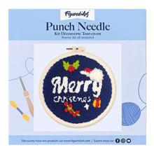 Carica l&#39;immagine nel visualizzatore di Gallery, Punch Needle Kit Buon Natale