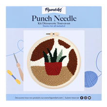 Carica l'immagine nel visualizzatore di Gallery, Punch Needle Kit Pianta in vaso rosso
