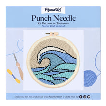 Carica l'immagine nel visualizzatore di Gallery, Punch Needle Kit Grande onda