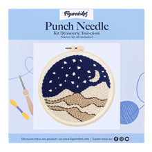 Carica l'immagine nel visualizzatore di Gallery, Punch Needle Kit Notte nel deserto