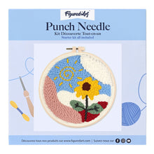 Carica l'immagine nel visualizzatore di Gallery, Punch Needle Kit Fiore all’alba