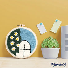 Carica l'immagine nel visualizzatore di Gallery, Punch Needle Kit Fiore alla finestra