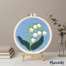 Carica l'immagine nel visualizzatore di Gallery, Punch Needle Kit Mughetto