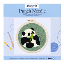 Carica l'immagine nel visualizzatore di Gallery, Punch Needle Kit Panda 2