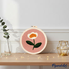 Carica l'immagine nel visualizzatore di Gallery, Punch Needle Kit Una margherita