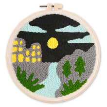 Carica l'immagine nel visualizzatore di Gallery, Punch Needle Fiume di notte