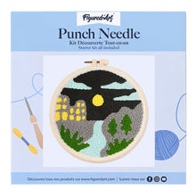 Carica l'immagine nel visualizzatore di Gallery, Punch Needle Kit Fiume di notte