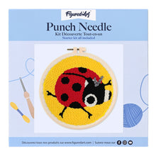 Carica l'immagine nel visualizzatore di Gallery, Punch Needle Kit Coccinella