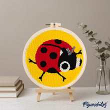 Carica l'immagine nel visualizzatore di Gallery, Punch Needle Kit Coccinella