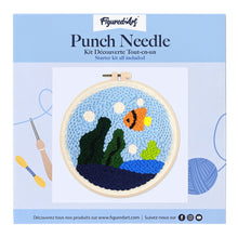 Carica l'immagine nel visualizzatore di Gallery, Punch Needle Kit Vita oceanica