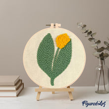 Carica l'immagine nel visualizzatore di Gallery, Punch Needle Kit Tulipano giallo