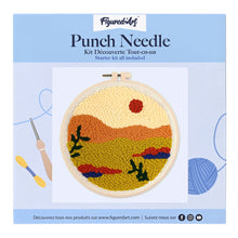 Carica l'immagine nel visualizzatore di Gallery, Punch Needle Kit Deserto dorato