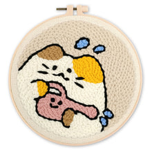 Carica l'immagine nel visualizzatore di Gallery, Punch Needle Gatto giardiniere