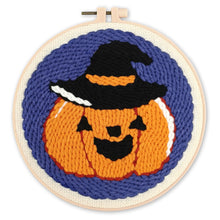 Carica l'immagine nel visualizzatore di Gallery, Punch Needle Zucca di Halloween