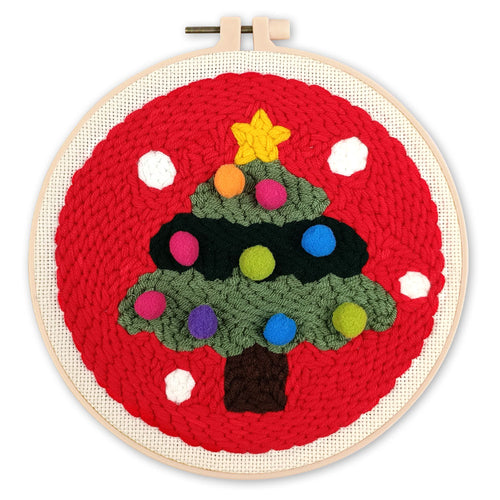 Punch Needle Albero di Natale 2