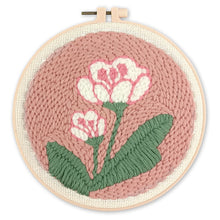 Carica l'immagine nel visualizzatore di Gallery, Punch Needle Fiori bianchi 2