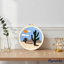 Carica l'immagine nel visualizzatore di Gallery, Punch Needle Kit Pomeriggio nel deserto