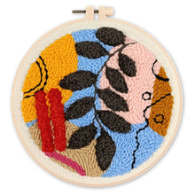 Carica l'immagine nel visualizzatore di Gallery, Punch Needle Astratto botanico 4