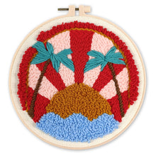 Carica l'immagine nel visualizzatore di Gallery, Punch Needle Tramonto tropicale