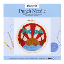 Carica l'immagine nel visualizzatore di Gallery, Punch Needle Kit Tramonto tropicale
