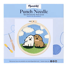 Carica l'immagine nel visualizzatore di Gallery, Punch Needle Kit Duo di cani