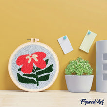 Carica l'immagine nel visualizzatore di Gallery, Punch Needle Kit Ibisco