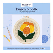 Carica l'immagine nel visualizzatore di Gallery, Punch Needle Kit Calendula