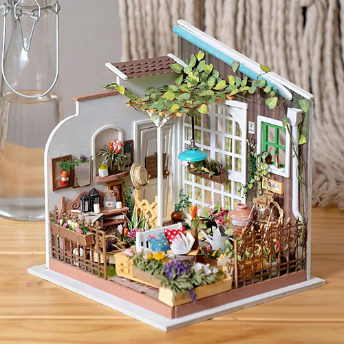 Casa in miniatura 3D - L'ingresso fiorito della Signora Miller