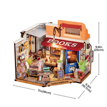 Carica l&#39;immagine nel visualizzatore di Gallery, Casa in Miniatura 3D - Libreria d’Angolo