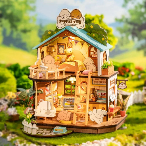 Casa in Miniatura 3D - La Villa Accogliente del Cucciolo