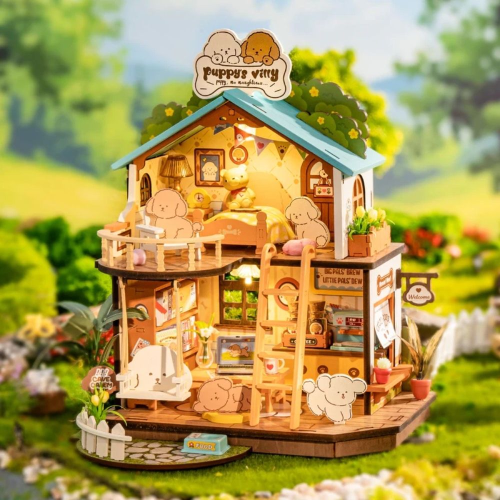 Casa in Miniatura 3D - La Villa Accogliente del Cucciolo