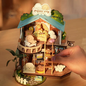 Casa in Miniatura 3D - La Villa Accogliente del Cucciolo