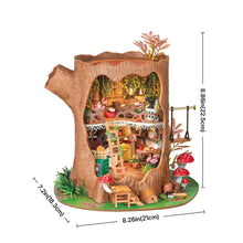 Carica l'immagine nel visualizzatore di Gallery, Casa in Miniatura 3D - Casa sull'albero fiabesca
