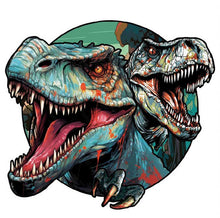 Carica l&#39;immagine nel visualizzatore di Gallery, Puzzle 2D in legno - Dinosauri di Pietra