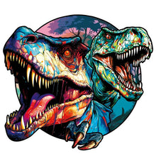 Carica l&#39;immagine nel visualizzatore di Gallery, Puzzle 2D in legno - Dinosauri Gemelli