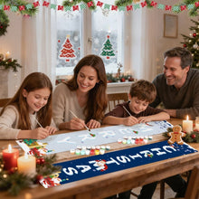 Carica l'immagine nel visualizzatore di Gallery, Dipingere con i Numeri Decorazioni per Porte - Saluti di Babbo Natale