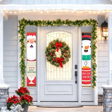 Carica l'immagine nel visualizzatore di Gallery, Dipingere con i Numeri Decorazioni per Porte - Pupazzo di Neve Gioioso