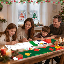 Carica l'immagine nel visualizzatore di Gallery, Dipingere con i Numeri Decorazioni per Porte - Pupazzo di Neve Sorridente