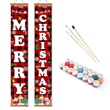 Carica l'immagine nel visualizzatore di Gallery, Dipingere con i Numeri Decorazioni per Porte - Rifugio di Natale