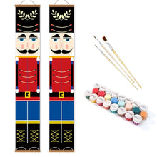 Carica l'immagine nel visualizzatore di Gallery, Dipingere con i Numeri Decorazioni per Porte - Schiaccianoci Classico