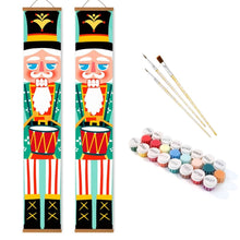 Carica l'immagine nel visualizzatore di Gallery, Dipingere con i Numeri Decorazioni per Porte - Soladtino di Legno