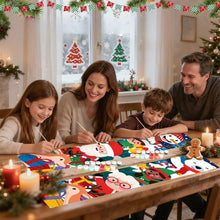 Carica l'immagine nel visualizzatore di Gallery, Dipingere con i Numeri Decorazioni per Porte - Sorrisi Festivi