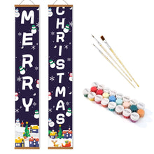 Carica l'immagine nel visualizzatore di Gallery, Dipingere con i Numeri Decorazioni per Porte - Paese delle Meraviglie Invernale