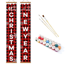 Carica l'immagine nel visualizzatore di Gallery, Dipingere con i Numeri Decorazioni per Porte - Felice Anno Nuovo