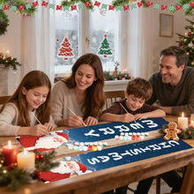 Carica l'immagine nel visualizzatore di Gallery, Dipingere con i Numeri Decorazioni per Porte - Allegria di Babbo Natale