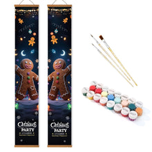 Carica l'immagine nel visualizzatore di Gallery, Dipingere con i Numeri Decorazioni per Porte - Omini di Pan di Zenzero