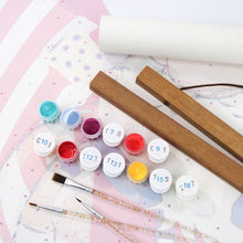 Carica l'immagine nel visualizzatore di Gallery, Dipingere con i Numeri Decorazioni per Porte - Festone Rosa