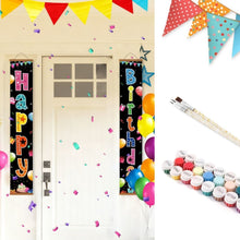 Carica l'immagine nel visualizzatore di Gallery, Dipingere con i Numeri Decorazioni per Porte - Festone Gioioso Figured'Art