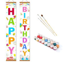 Carica l'immagine nel visualizzatore di Gallery, Dipingere con i Numeri Decorazioni per Porte - Coriandoli Festivi