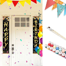 Carica l'immagine nel visualizzatore di Gallery, Dipingere con i Numeri Decorazioni per Porte - Bandiere per Feste Figured'Art